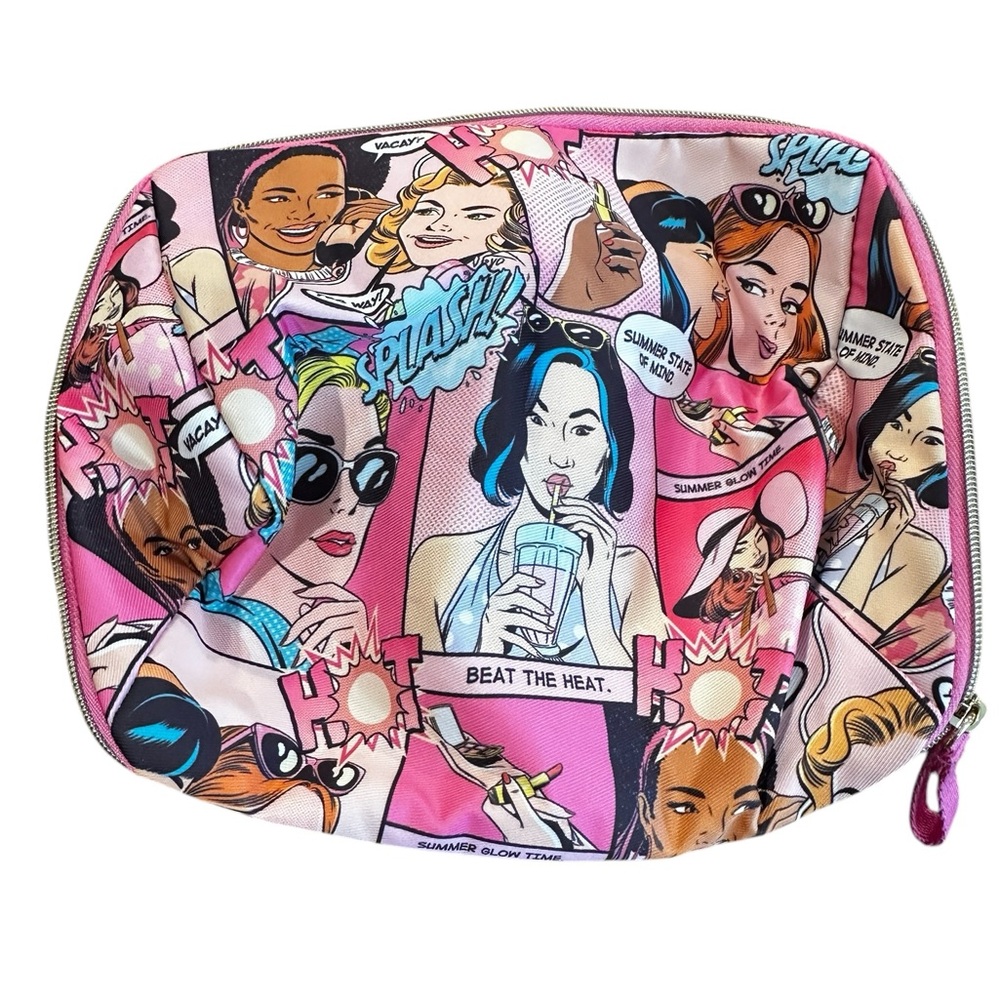 Estée Lauder pop art makeup bag